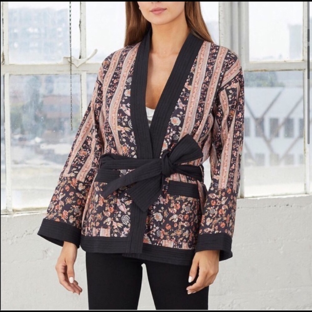 Cleobella Jaipur Belted Reversible Jacket size S